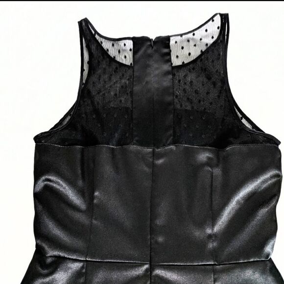 Alexia Admor Silk Tiered Black Cocktail Dress - Picture 6 of 8